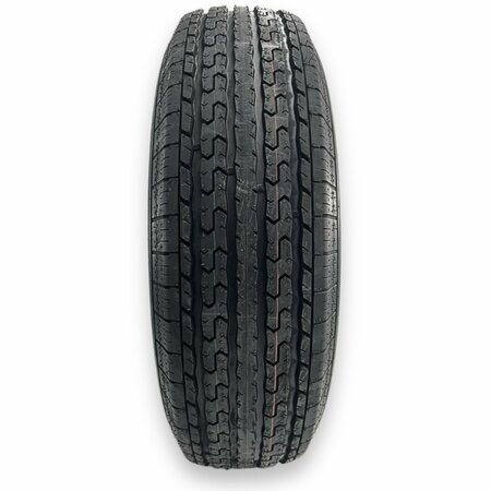 Rubbermaster - Steel Master Rubbermaster ST235/80R16 10 Ply Highway Rib Tire and 8 on 6.5 Eight Spoke Wheel Assembly 599336